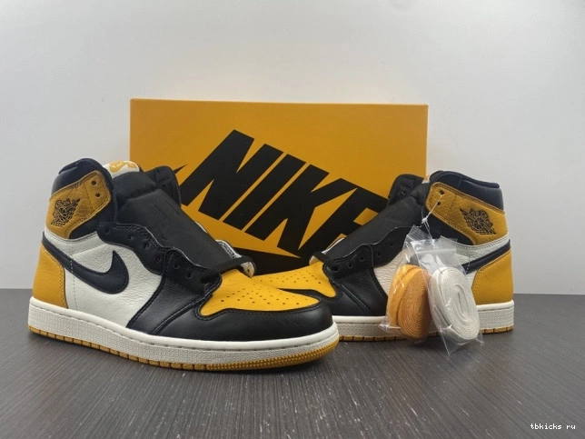 Cheap TB Air High Jordan Toe 555088-711 OG 1 Yellow 0810